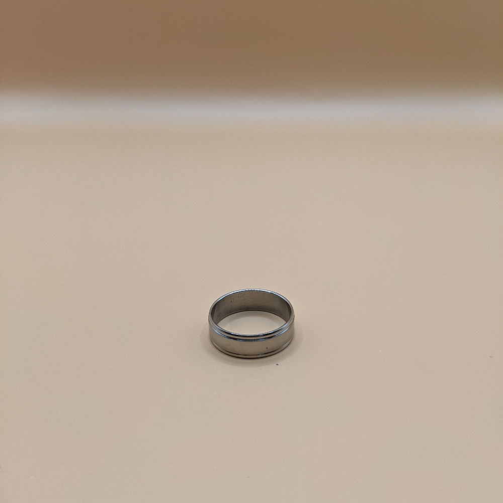 Stainless Steel Handmade Ring - Size 8